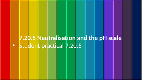 7.20.5 Neutralisation and the pH scale (AQA 9-1 Synergy)