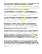 Killer personal statement for teaching image