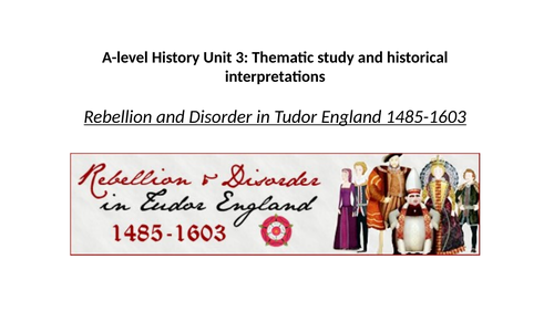 Nature & Impact of Kett's and Western Rebellions | Teaching Resources