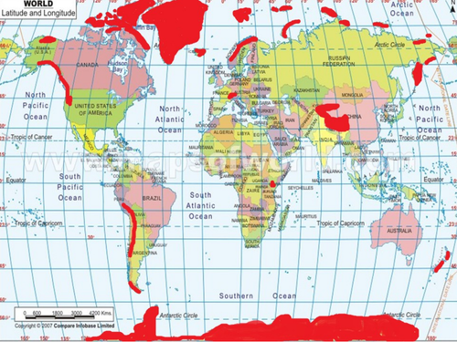 Geography : distribution of the tundra biome | Teaching Resources