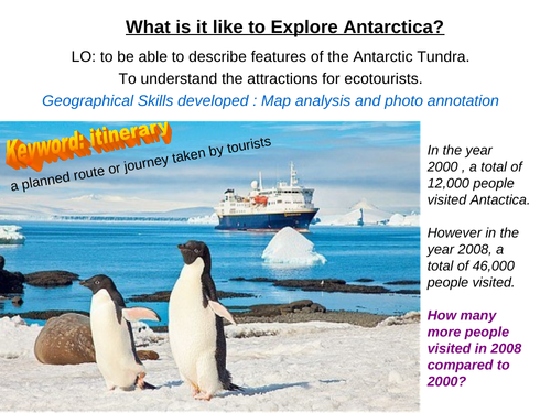 antarctica tourism ks2