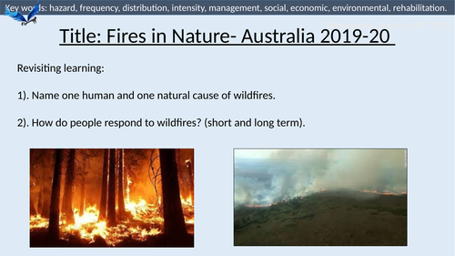 australia wildfire case study a level geography