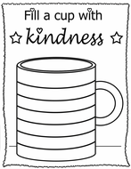 Fill a cup with kindness activity | Teaching Resources