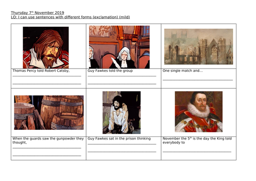 Year 2 Guy Fawkes Letter Full Planning | Teaching Resources