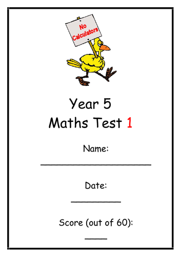 Year 5 Maths Test 1