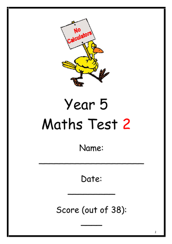 Year 5 Maths Test 2