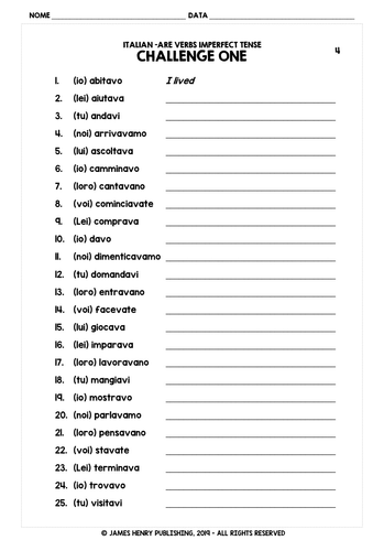 italian-are-verbs-imperfect-tense-teaching-resources