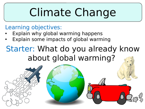 KS3 ~ Year 8 ~ Climate Change