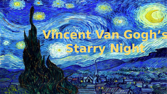 Vincent Van Gogh's Starry Night Art Planning for EYFS/Foundation Stage ...