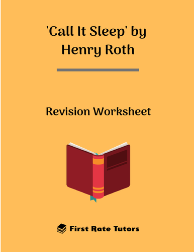 'Call It Sleep' by Henry Roth Revision Worksheet | Teaching Resources