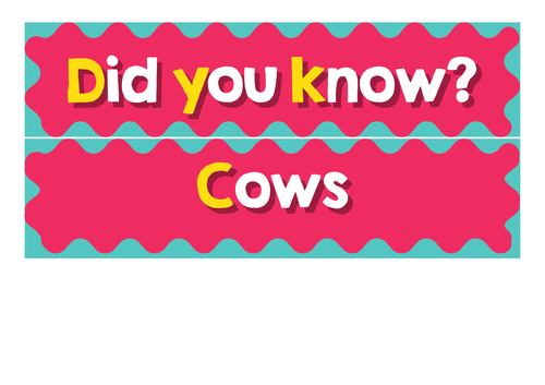 Farm Animal KS1 Fact Posters - Writing Inspiration | Teaching Resources