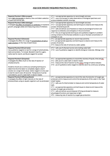 aqa-gcse-biology-required-practicals-paper-1-teaching-resources