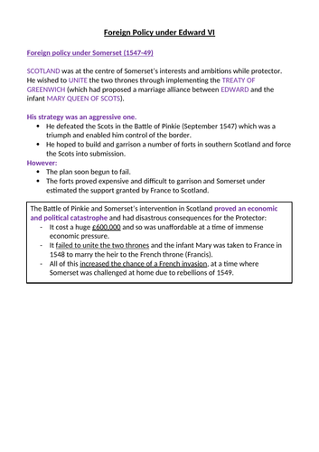 The Mid Tudor Years for AQA A Level History ('1C The Tudors ...
