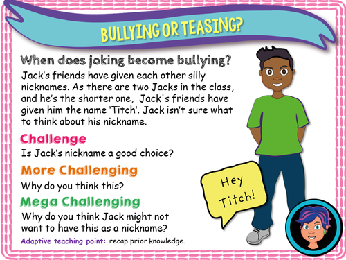 Bullying or teasing | Teaching Resources