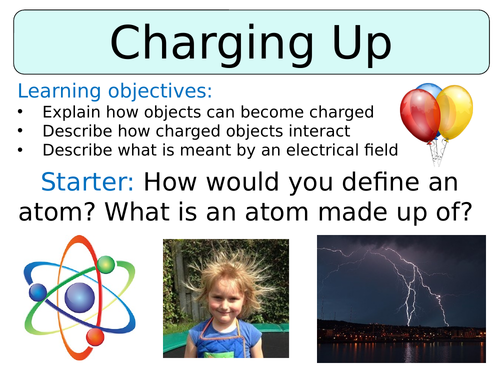 KS3 ~ Year 8 ~ Charging Up