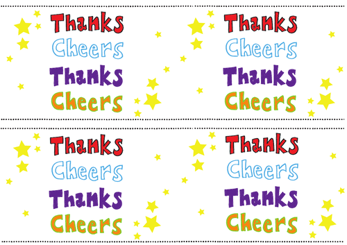 Thank you postcards | Teaching Resources
