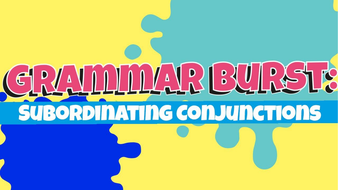 KS2 Subordinating Conjunctions SPaG Teaching Pack And Worksheets