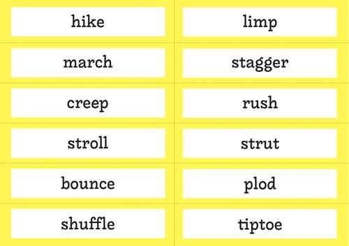 KS2 Powerful Verbs SPaG Teaching Pack And Worksheets: Grammar Bursts ...
