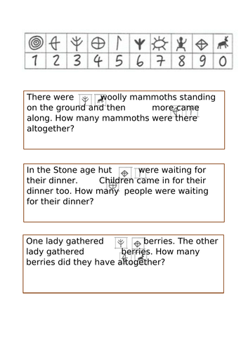 stone-age-addition-and-subtraction-coded-problems-teaching-resources