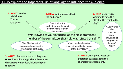 An Inspector Calls - The Inspector - exploring