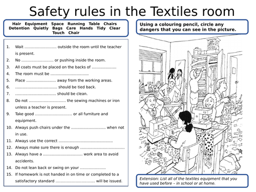 year 7 textiles homework