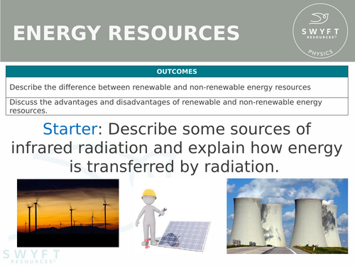 KS3 ~ Year 8 ~ Energy Resources