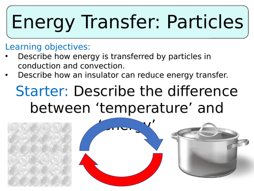 KS3 ~ Year 8 ~ Energy Transfer: Conduction & Convection