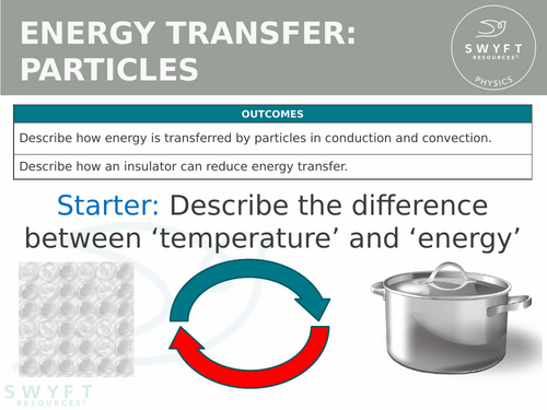 KS3 ~ Year 8 ~ Energy Transfer: Conduction & Convection