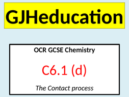 gcse chemistry