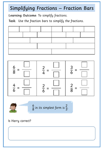 Simplifying Fractions | Teaching Resources