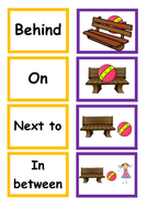 EYFS/SEN/S+L Positional Language Matching | Teaching Resources