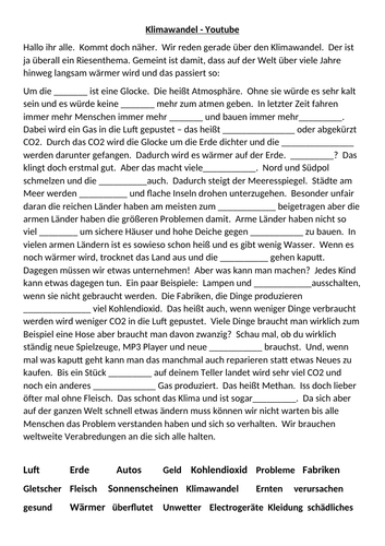 german essay umwelt