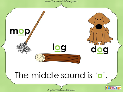 Middle Sounds - EYFS | Teaching Resources