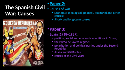 causes of spanish civil war essay