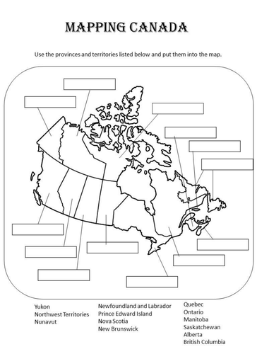 Mapping Canada | Teaching Resources