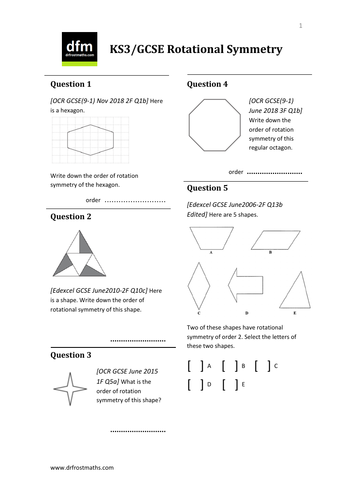 Rotational Symmetry | Teaching Resources