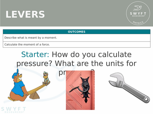 KS3 ~ Year 8 ~ Levers
