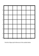 Blank grid references challenge | Teaching Resources