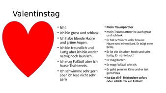 German Valentines Day Activity Teaching Resources