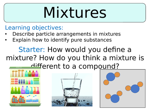 KS3 ~ Year 8 ~ Mixtures