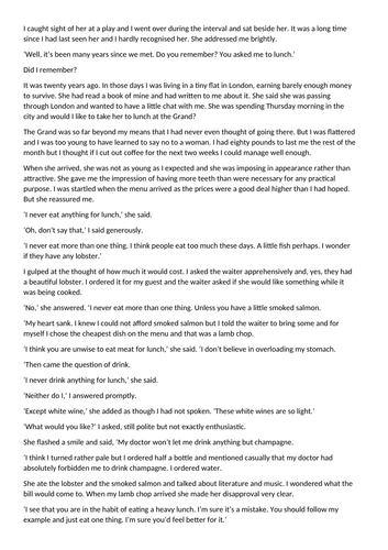 EDUQAS GCSE English Language Paper 1 Nov 2019 Q5 (the EVALUATION ...