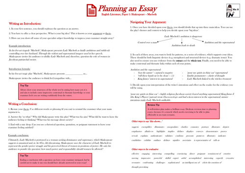 Macbeth abeka 12th grade essay image