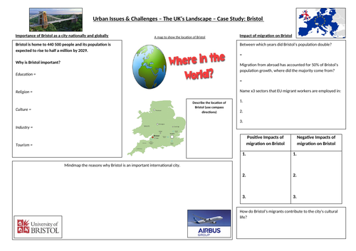 bristol-s-location-and-importance-summary-worksheet-ks3-ks4