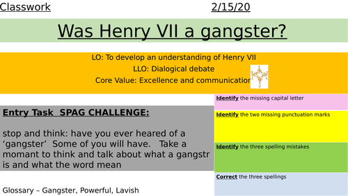 Henry VII - Gangster?