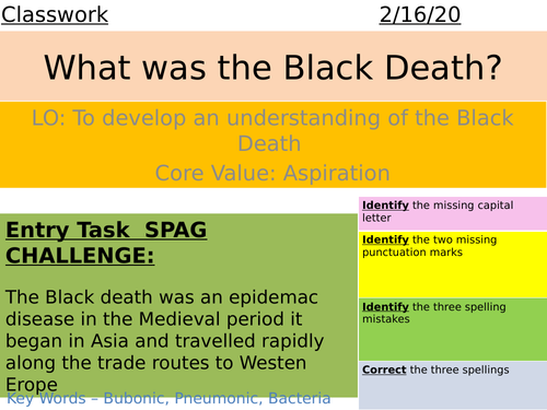 Black Death - AQA