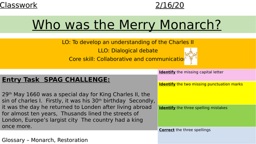 Merry Monarch - Charles II