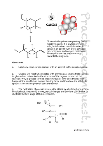 Glucose: Practicexamquest