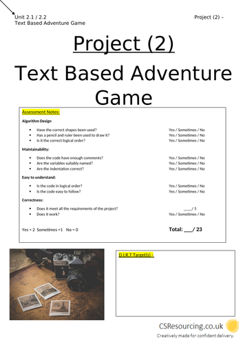 Text-Based Adventure Game with Python