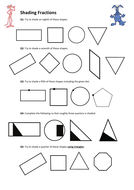 Shading Fractions | Teaching Resources