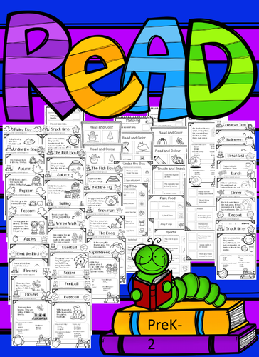 PreK-Kindergarten Reading Package | Teaching Resources
